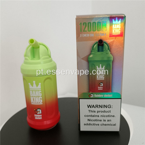 Recarregável Bang King Vape 12000 Puffs Suécia